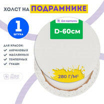 Без бренда «Холст Две картинки круглый 60 см на подрамнике» в Калуге в интернет-магазине  Без бренда «Холст Две картинки круглый 60 см на подрамнике» в Калуге