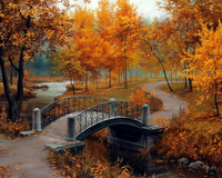 Без бренда «Осенний парк с мостом» в Калуге