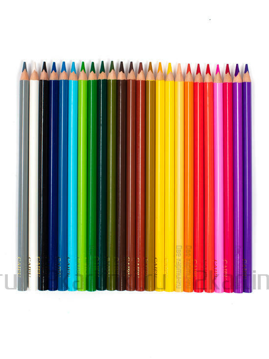 Тип товара Цветные карандаши "Две картинки" 24 цвета