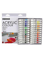 Без бренда «Коробка 24 шт.: Акриловые краски «Две картинки» 24 шт. по 12 мл, проф. пигмент» в Калуге