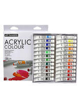 Без бренда «Коробка 24 шт.: Акриловые краски «Две картинки» 24 шт. по 12 мл, проф. пигмент» в Калуге