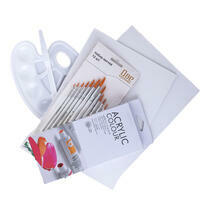 Без бренда «Набор подарочный «Две картинки»: краски акрил 12x12 мл, 2 холста 22x30 на мдф, 10 кистей, мастихин, палитра. Уценка (без упаковки)» в Калуге в интернет-магазине  Без бренда «Набор подарочный «Две картинки»: краски акрил 12x12 мл, 2 холста 22x30 на мдф, 10 кистей, мастихин, палитра. Уценка (без упаковки)» в Калуге