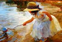 Без бренда «Девочка пытается спасти мяч» в Калуге в интернет-магазине  Без бренда «Девочка пытается спасти мяч» в Калуге