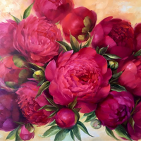 Без бренда «Бордовые пионы (20шт)» в Калуге