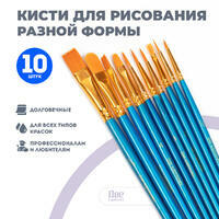 Без бренда «Коробка 250 шт.: Кисти для рисования набор (10 шт)» в Калуге