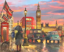 Лондонский пейзаж с видом на Биг-Бен