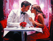 Без бренда «Пара на свидании в ресторане» в Калуге