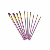 Без бренда «Кисти для рисования набор (10 шт) сиреневые» в Калуге